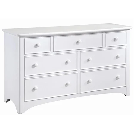 7 Drawer Dresser with Interchangeable Panels